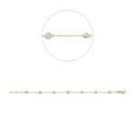 Armband Gelbgold 18kt 0,60 Diamantschmuck mit 65 Diamanten - 5E776