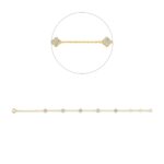 Armband Gelbgold 18kt 0,31 Diamantschmuck mit 25 Diamanten - 5E791