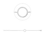 Armband Weißgold 18kt 0,14 Diamantschmuck mit 26 Diamanten - 5G187