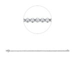 Armband Weißgold 18kt 1,63 Diamantschmuck mit 56 Diamanten - 5G260
