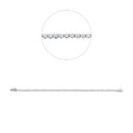 Armband Weißgold 18kt 0,47 Diamantschmuck mit 88 Diamanten - 5G272