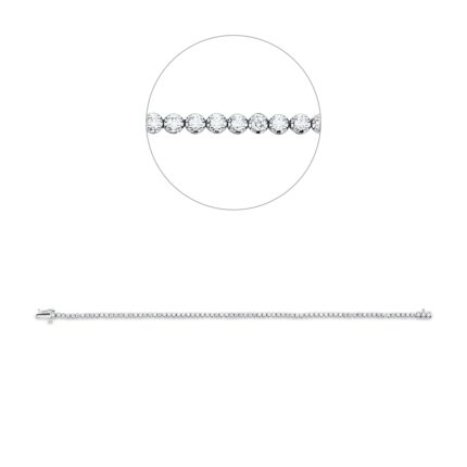 Armband Weißgold 18kt 0,96 Diamantschmuck mit 79 Diamanten - 5G273