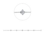 Armband Weißgold 18kt 0,60 Diamantschmuck mit 25 Diamanten - 5G303